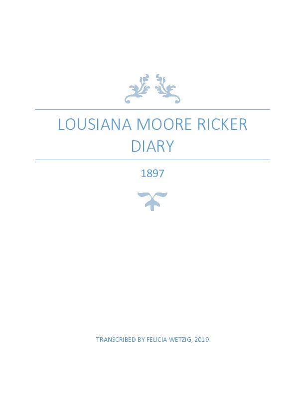 Louisiana Moore Ricker Diaries 1897 FW.pdf