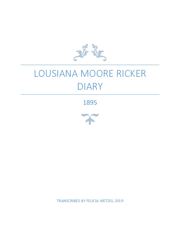 Louisiana Moore Ricker Diaries 1895 FW.pdf
