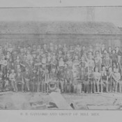 B. B. Gaylord and a Group of Mill Men