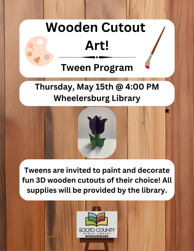 Wooden Cutout Art – Scioto County Public Library