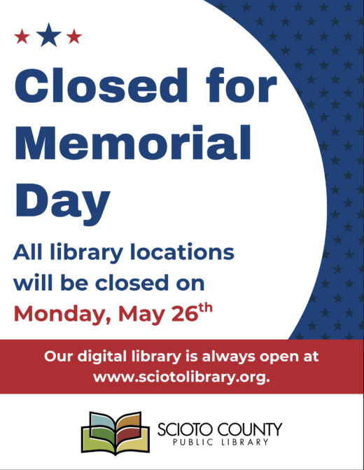All locations closed on May 26