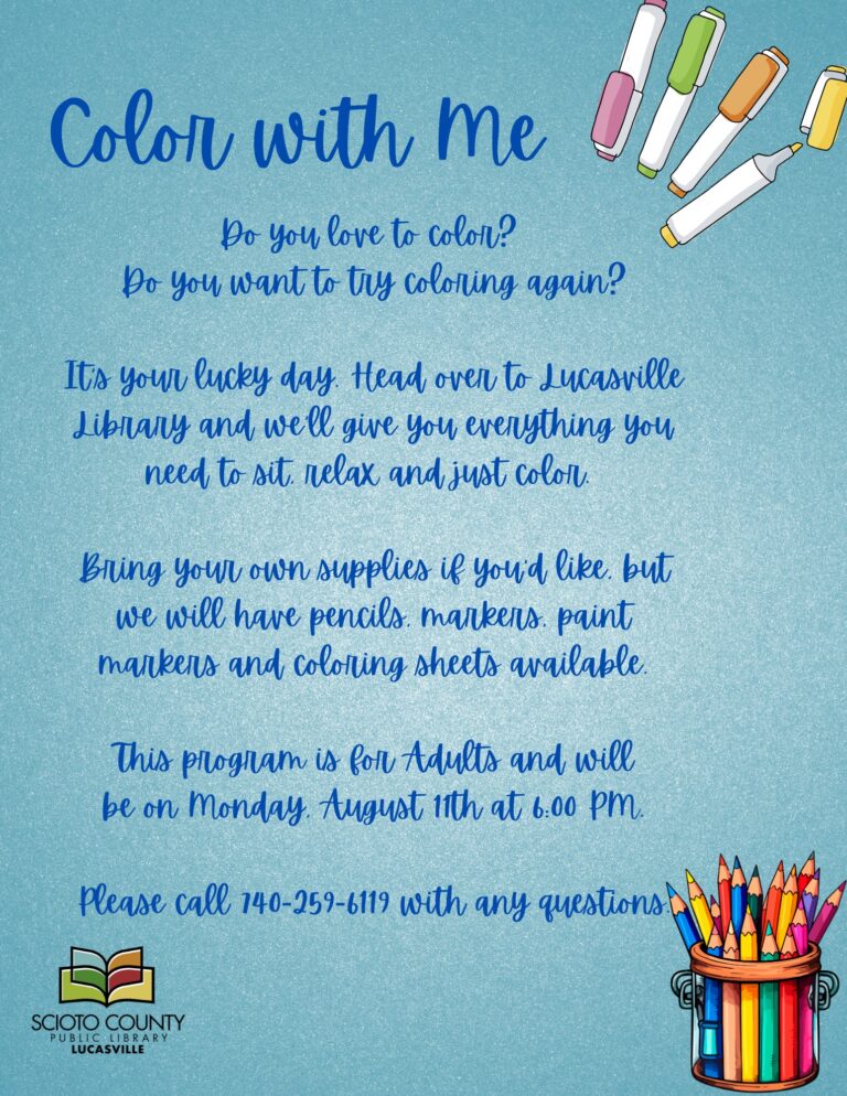 Coloring Program Scioto County - LU August Adult Program 768x994 
